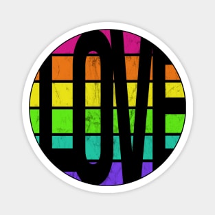 Rainbow Love Magnet